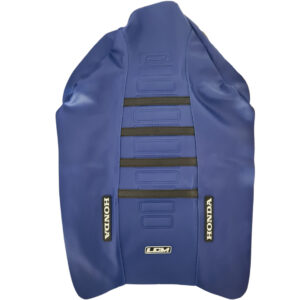 Seat cover fit Honda XR 650L XR650L, all years, ultragrip blue black anti slip
