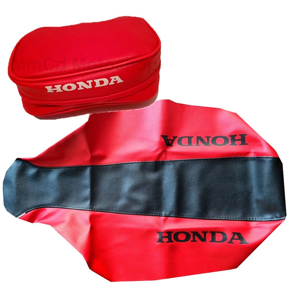 Seat Cover + Tank Cover + Rear Fender Bag â XR400R XR 400 (2000â2003) â Red - Image 8