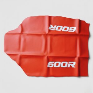 Honda XR600R XR 600 1992 Seat Cover | Orange Synthetic Leather | Vintage Style |