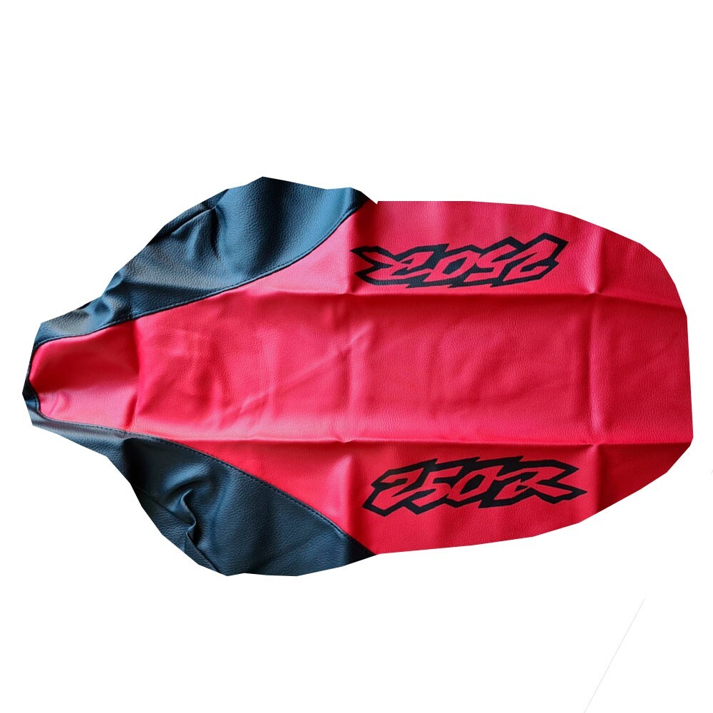 Seat Cover & Tank Cover for Honda XR250R XR 250 1998 Red Black Synthetic Kit - Image 2