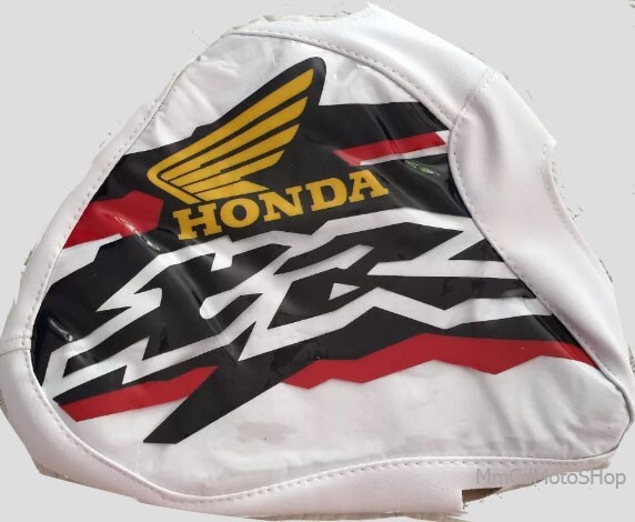 Seat Cover & Tank Cover for Honda XR250R XR 250 1998 Red Black Synthetic Kit - Image 3
