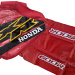Seat cover and gas Tank cover for Honda XR 600 xr600 XR600R Red 2000 00