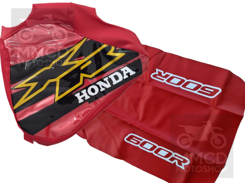 Seat cover and gas Tank cover for Honda XR 600 xr600 XR600R Red 2000 00