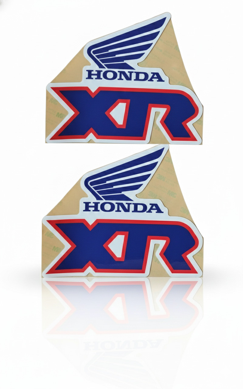 Honda XR600R Tank Decals 1991 â Blue 3M Premium Microperforated Graphics XR 600