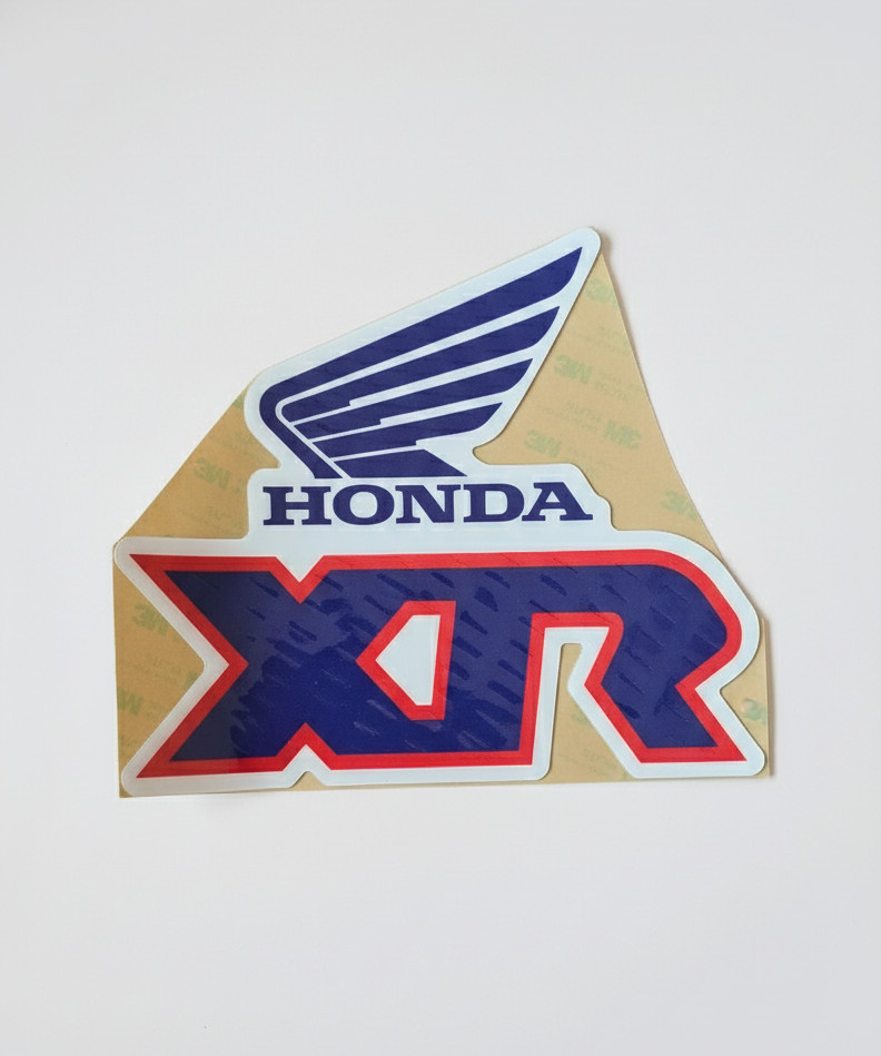 Honda XR600R Tank Decals 1991 â Blue 3M Premium Microperforated Graphics XR 600 - Image 3