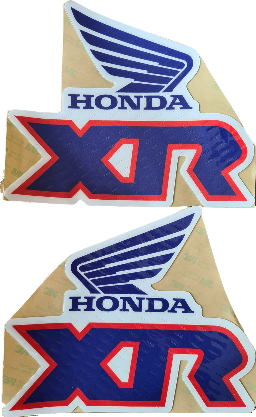 Honda XR600R Tank Decals 1991 â Blue 3M Premium Microperforated Graphics XR 600 - Image 5