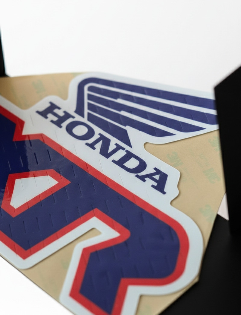 Honda XR600R Tank Decals 1991 â Blue 3M Premium Microperforated Graphics XR 600 - Image 8