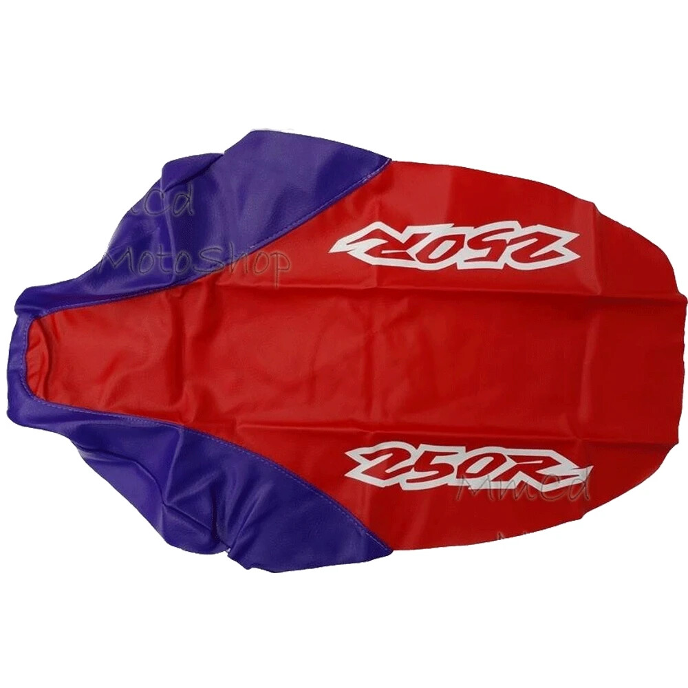Tank Decals + Seat Cover & Fender Bag for Honda XR250R XR 250 1996 â Purple/Red - Image 6