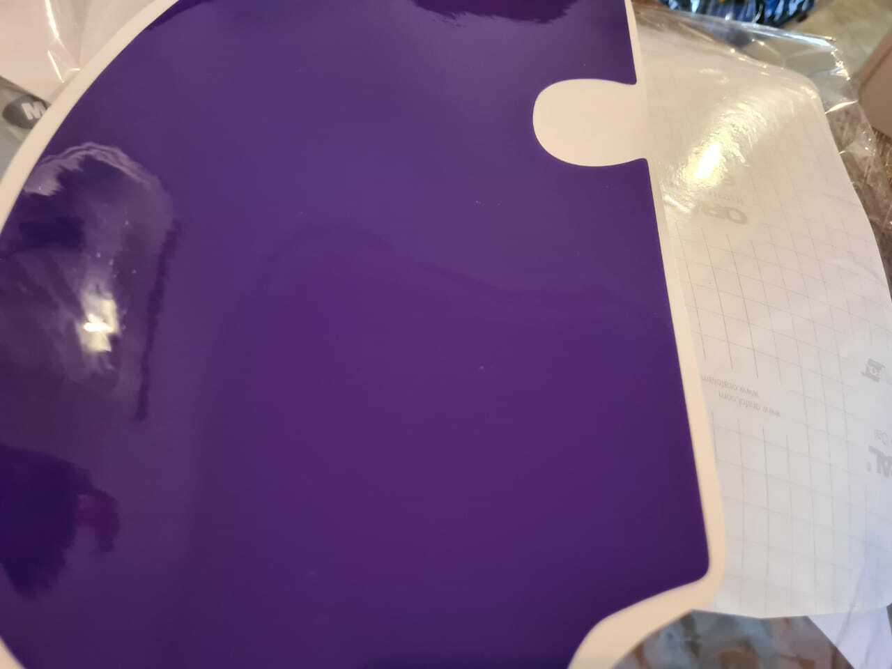 Tank & Side Graphics Decals Kit Purple XR 600 Microperforated Honda XR600R 1995 - Image 9