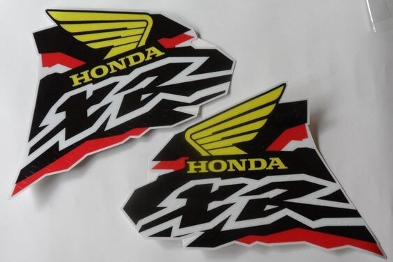 Tank Decals for Honda XR600R 1998 â Black Red Glossy â Fast DHL Ship - Image 7
