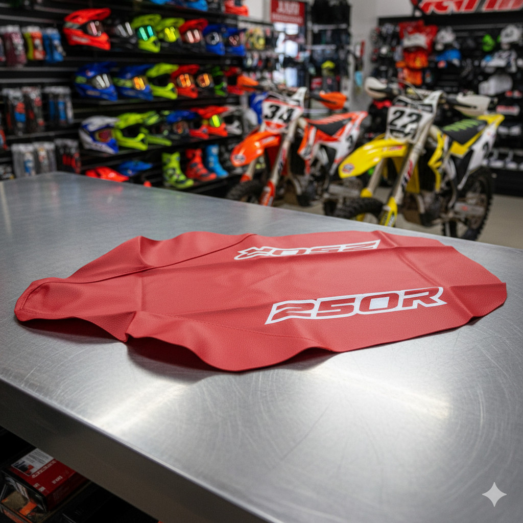 Tank Decals + Seat Cover + Tool Bag for Honda XR250R XR250 XR 250 2000 Red | DHL - Image 5