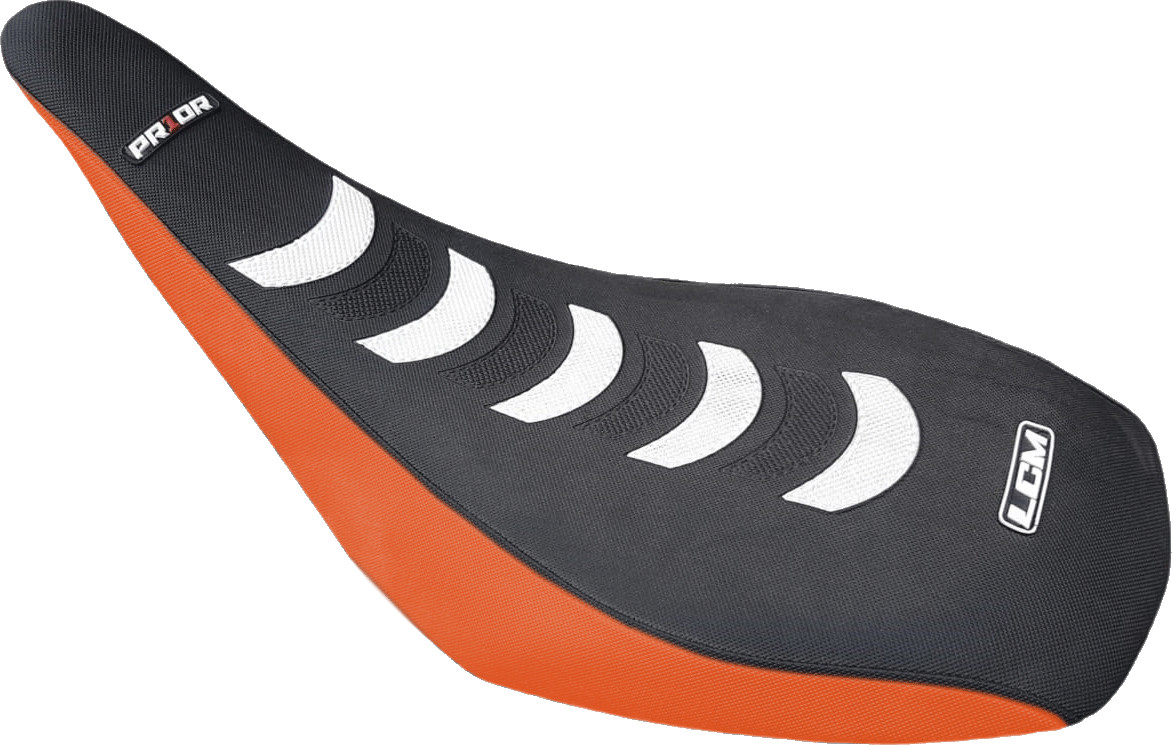 Ultragrip Seat Cover FOR Yamaha YFZ450 Carb All Years Black Orange White - Image 3