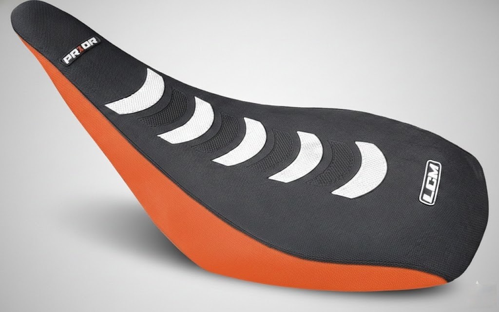 Ultragrip Seat Cover FOR Yamaha YFZ450 Carb All Years Black Orange White - Image 5
