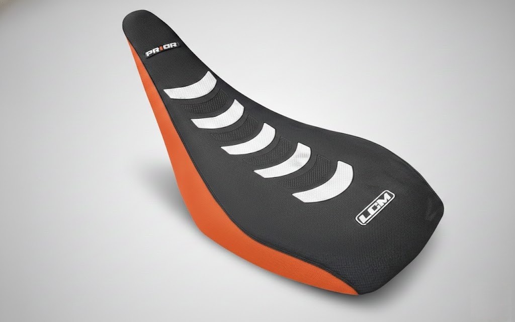 Ultragrip Seat Cover FOR Yamaha YFZ450 Carb All Years Black Orange White - Image 6