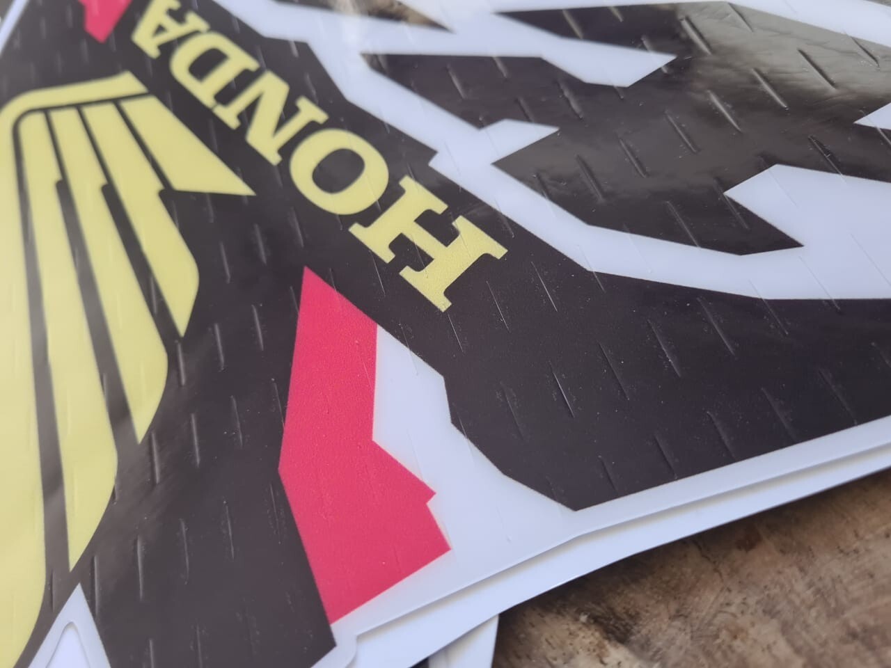 Tank Decals for Honda XR600R 1998 â Black Red Glossy â Fast DHL Ship - Image 12