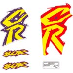 Graphics decals for honda CR80R Cr 80 cr80 thick 1995 glossy laminateSHIP