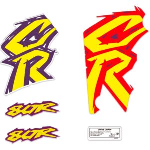 Graphics decals for honda CR80R Cr 80 cr80 thick 1995 glossy laminateSHIP