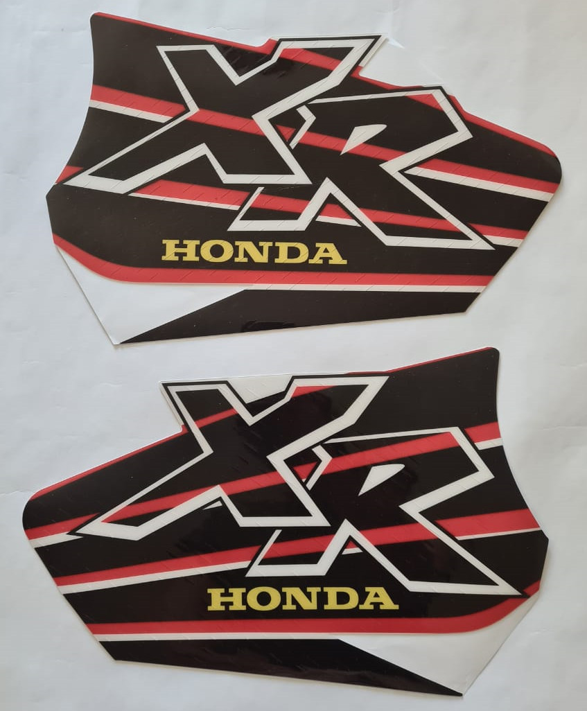 Tank Decals for Honda XR600R XR 600 1999 Red Black Graphics | Thick & Glossy - Image 3