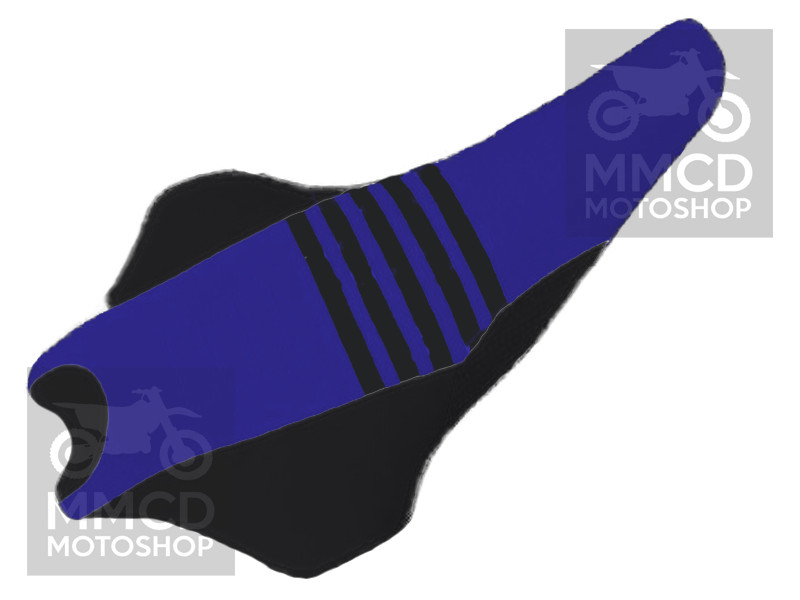 Seat Cover FOR Yamaha YFZ450R 2004-2024 Blue Black Ultragrip Rubber Strip - Image 5