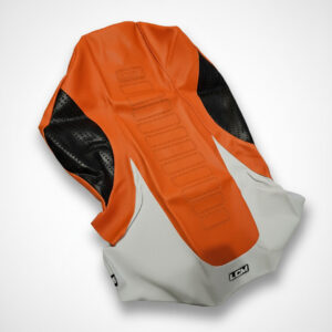 Seat Cover Yamaha Banshee 350 YFZ350 Orange/Black/White LCM Gripper DHL