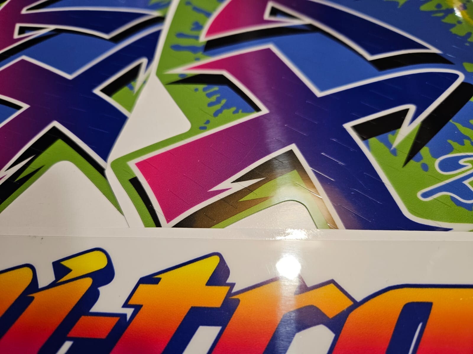 Decals, graphics for Kawasaki KX 125 KX125 Green thick glossy laminate - Image 5