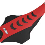Seat Cover For Yamaha YFZ450R 2009â2025 Red Black Grip Anti-Slip | Fast DHL