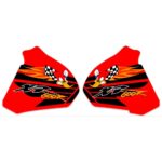 Tank decals for Honda Xr 600 XR600R XR600 Red crazy bird woody graphics all year