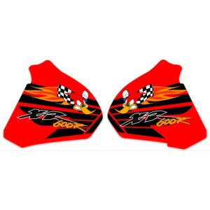 Tank decals for Honda Xr 600 XR600R XR600 Red crazy bird woody graphics all year