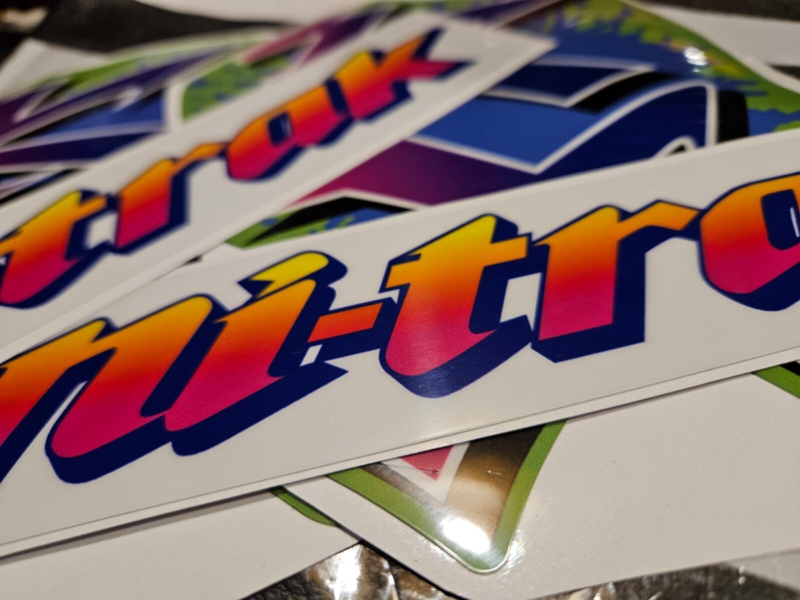 Decals, graphics for Kawasaki KX 125 KX125 Green thick glossy laminate - Image 7