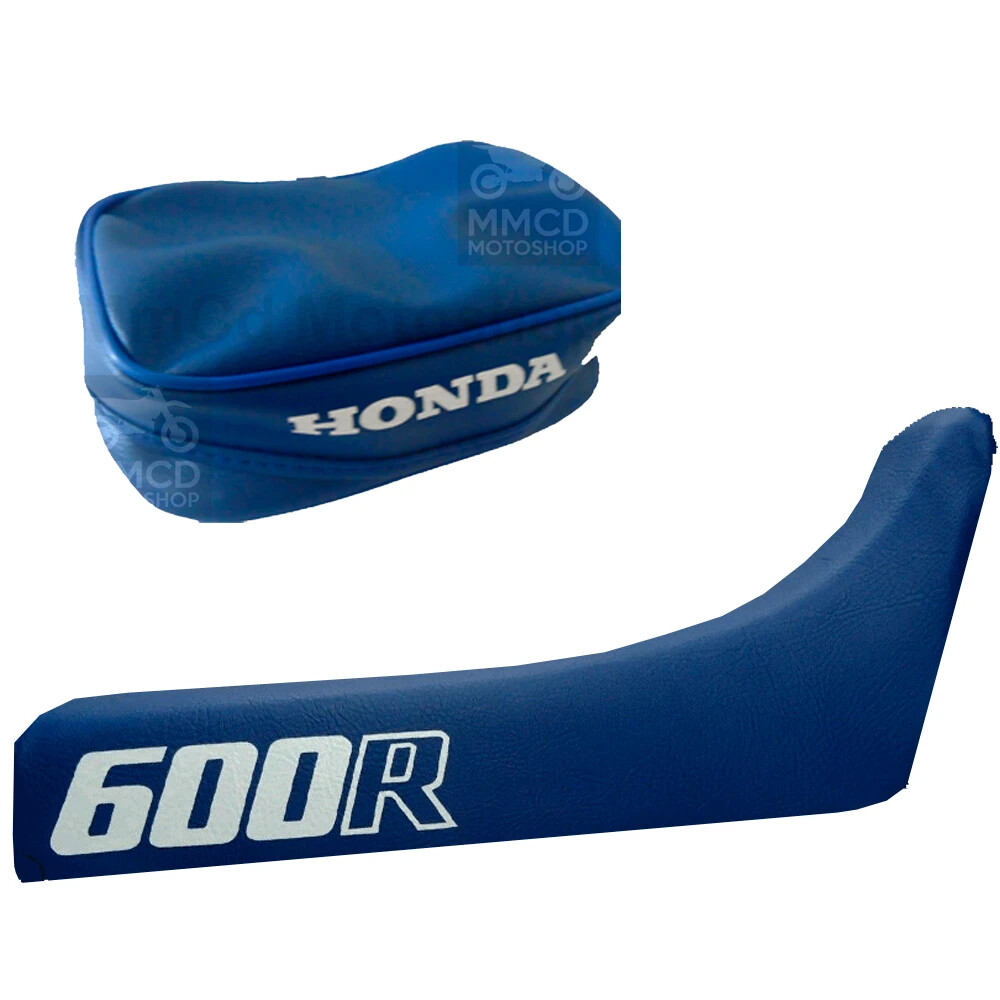 Seat Cover + Tool Bag for Honda XR600 1986 - Blue synthetic leather - fast ship - Image 2
