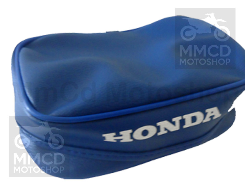 Seat Cover + Tool Bag for Honda XR600 1986 - Blue synthetic leather - fast ship - Image 4