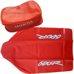 Seat cover for Honda XR600R xr 600 1993 Synthetic leather orange fast ship