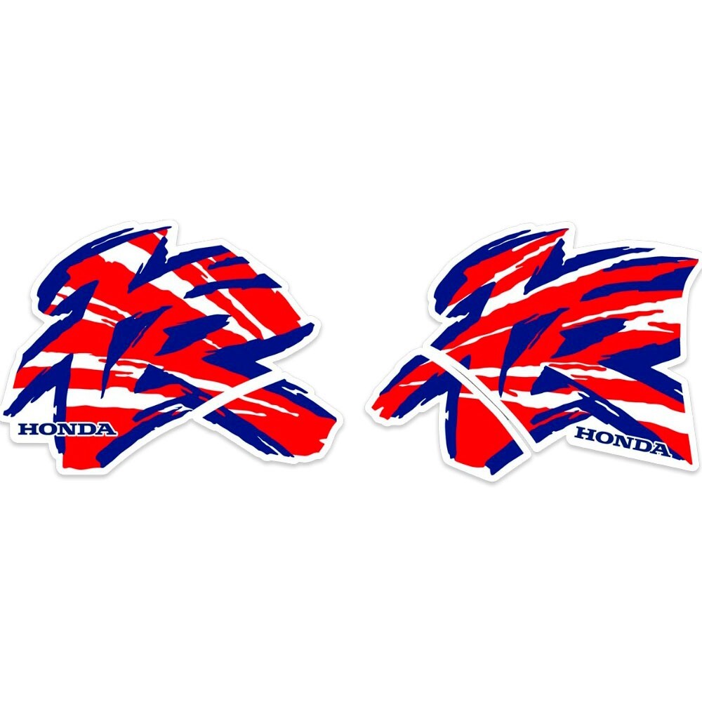 Honda XR600R XR 600 1995 Graphics Kit Decals - Durable Purple & Blue Thick Gloss - Image 2